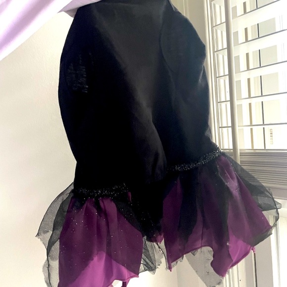 Small Halloween Pet Dress/Costume with Spiderweb Heart - Picture 2 of 3